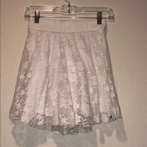 Lace White Skirt